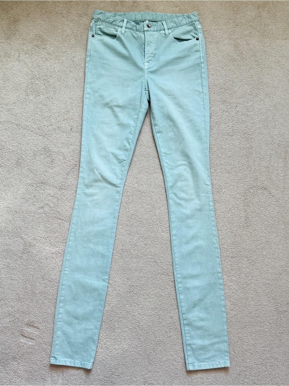 Madewell Mint Green Skinny Jeans